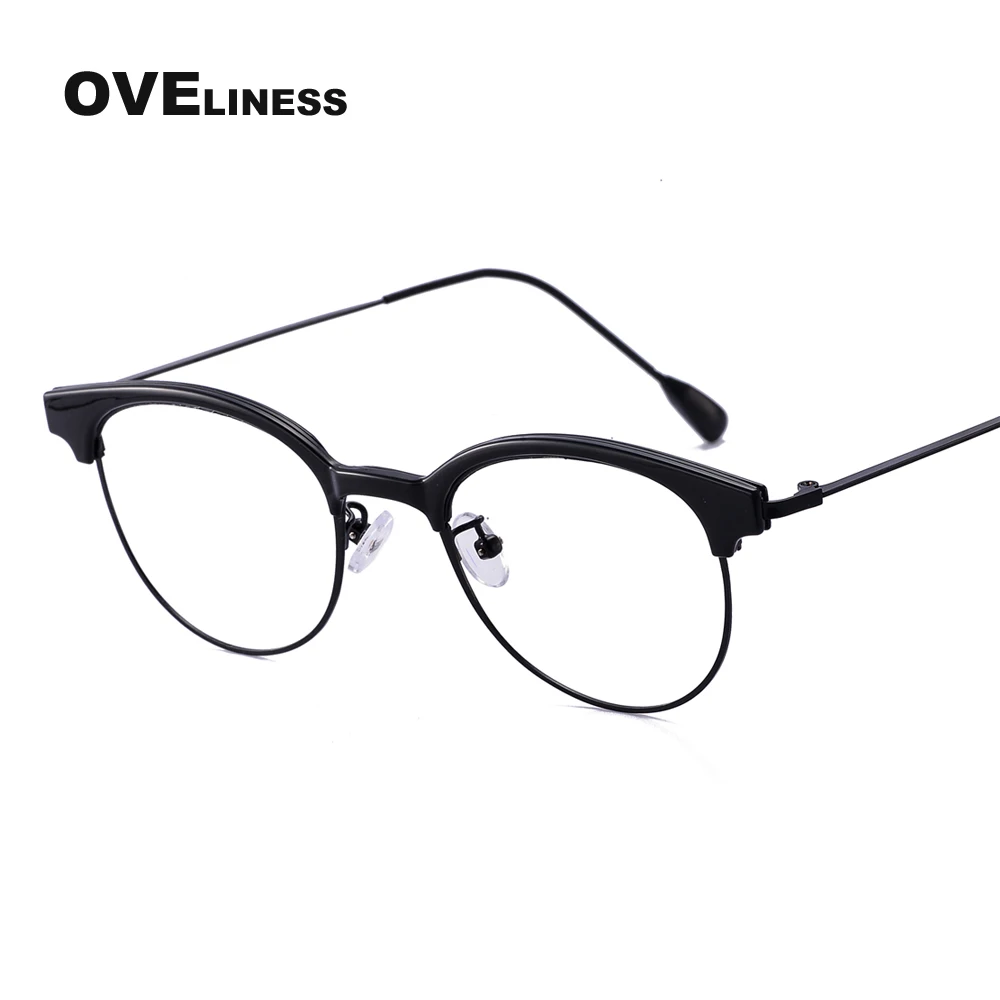 

Optical Alloy Glasses Frame Women Men Transparent Eyeglasses Frames Fashion Retro Prescription Myopia Computer Glasses eyewear