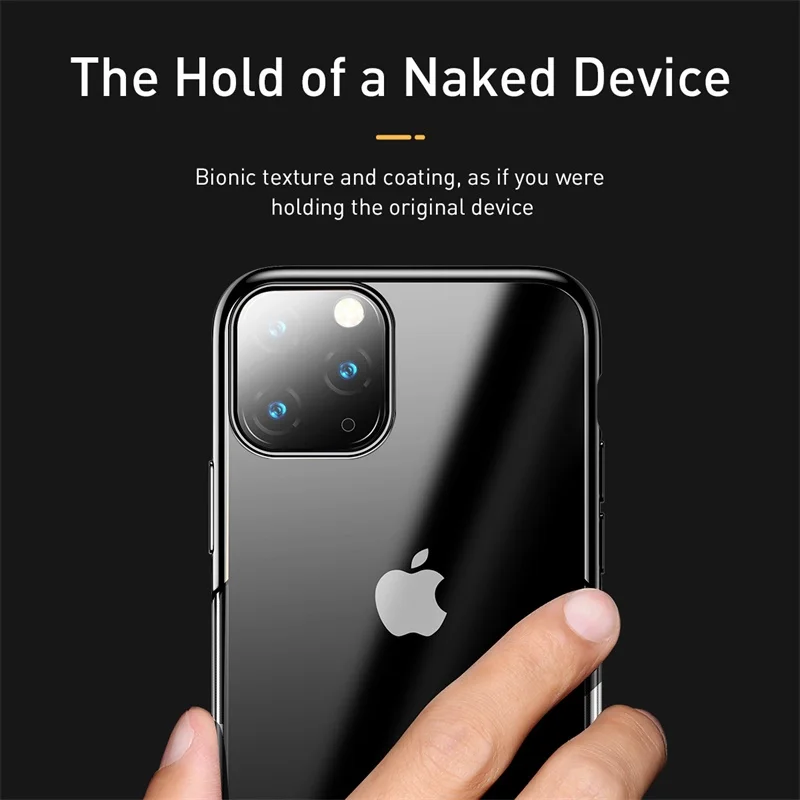 Baseus Роскошный чехол для телефона с покрытием для iPhone 11 Pro Max 11Pro Чехол Жесткий PC задняя крышка для iPhone11 защитный чехол Coque Fundas