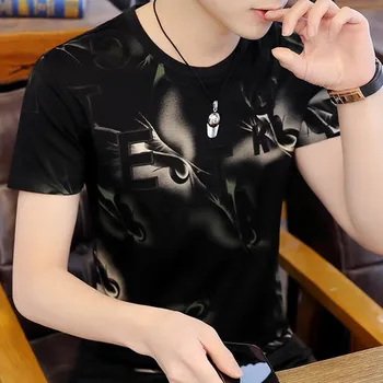 

Summer men's business casual short sleeve t-shirt 5468