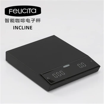 

Felicita Incline Smart Coffee Scale With Bluetooth USB Electronic Drip Coffee Scale With Timer Waterproof Digital Scale 2KG /0.1
