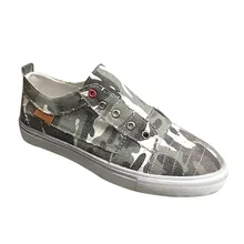 Женская модная пляжная обувь на плоской подошве; камуфляжная повседневная обувь на шнуровке; спортивная обувь; тонкие туфли; парусиновый верх