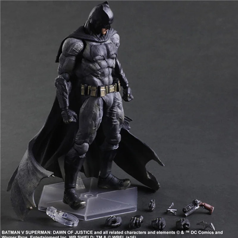 DC Justice Dawn PA изменить тяжелый Бэтмен ручной Делюкс фигурка игрушка куклы с Рождественский подарок - Цвет: Белый