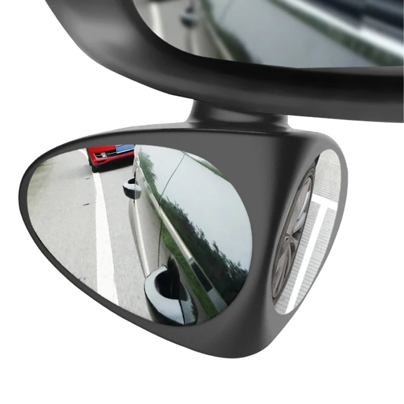 3-View Blind Spot Mirror For Cars - Wide Angle, 360° Adjustable, HD Glass