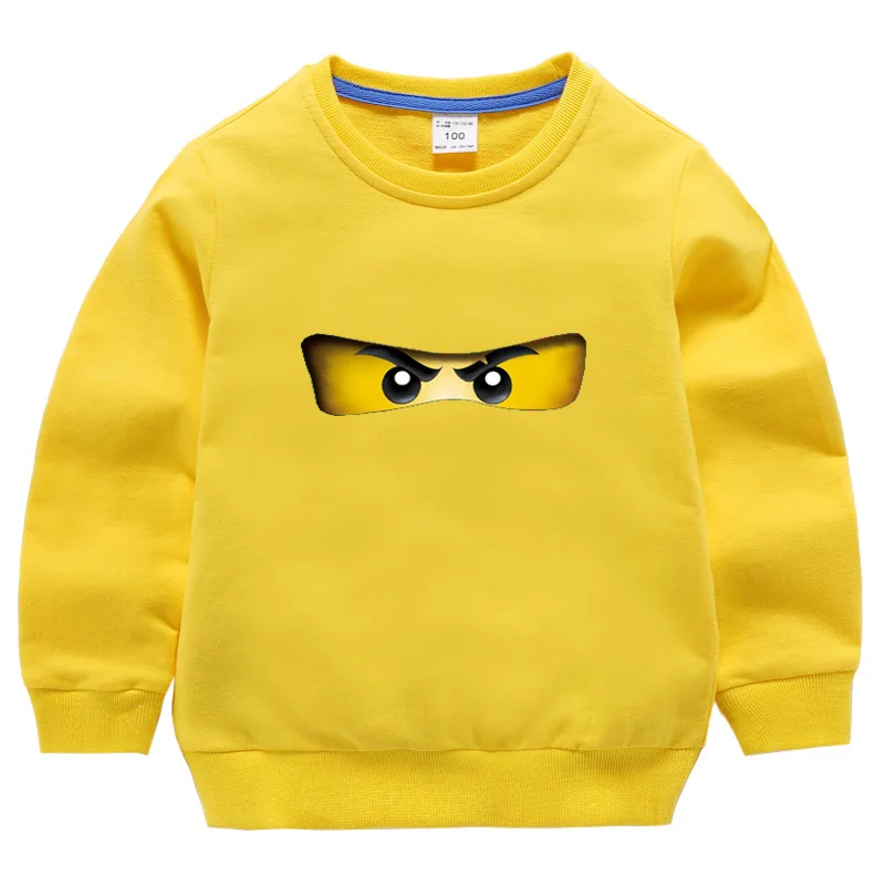 Осенне весенняя толстовка с длинными рукавами Ninjago детская одежда верхняя