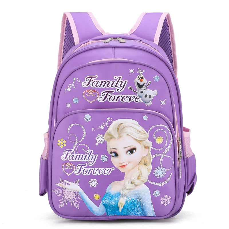 

Girls Big capacity frozen Children's backpack kindergarten anti-lost backpack Elsa baby girl boy bag cartoon child bag school