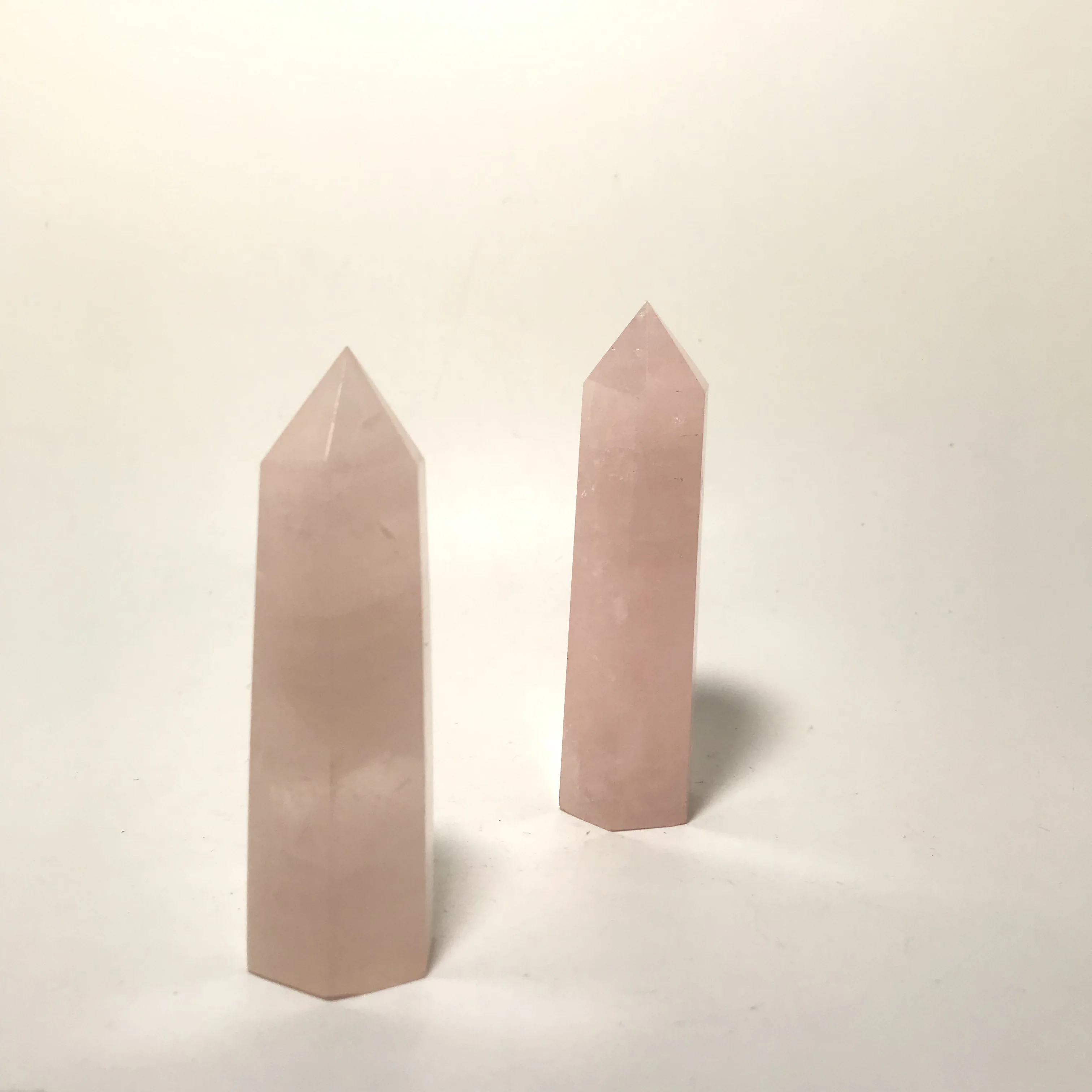 

High Quality Rose Quartz Point Shape Stone Hand Crafted & Polished For Gift &Home Decor WT