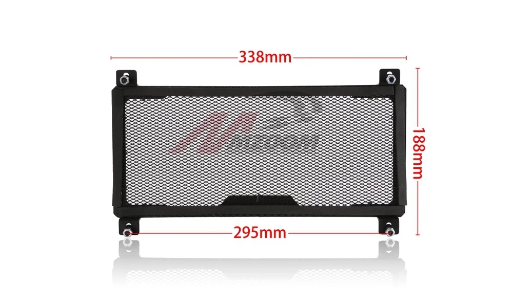 BLACK Motorcycle Radiator Guard Grille Oil Cooler Cover Street Bike Racing For KAWASAKI Z650 NINJA650 NINJA 650