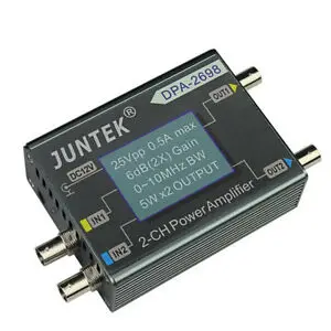 

JUNTEK DPA-2698 10MHz 25Vpp 2CH DC усилитель мощности, генератор сигналов с функцией DDS