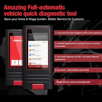 

Thinkcar Thinkplus intelligent ecological AI Full system OBD2 car diagnostic tool Professional Automotive operation code read