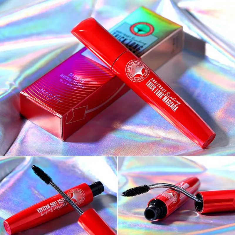 Free Bending Mascara Long-lasting Smudge-proof Waterproof Natural Curling Slender Mascara Durable Waterproof And Sweat Not Dizzy