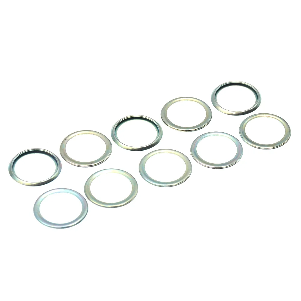 Oil Drain Plug Gasket Oil Drain Plug Seal Washer Sealing Washers 10/20/50pcs Oil Drain Plug Crush Washer Oil Gasket Washers Seals Car Accessories for Subaru Impreza Legacy Forester 11126AA000