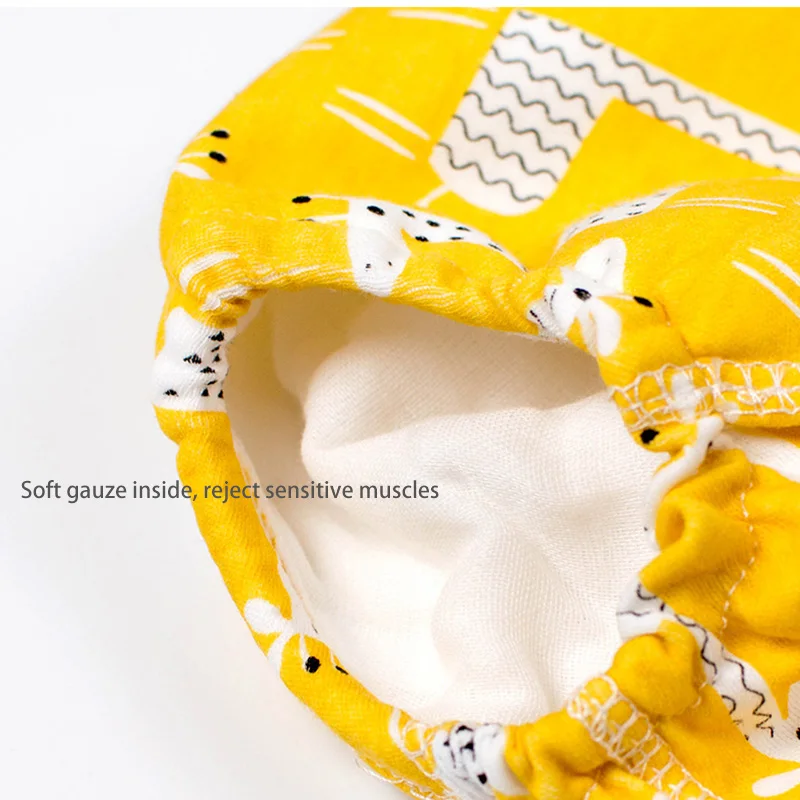 1Pcs Baby Diapers Cute Waterproof Partition Diapers Newborn Cotton Diaper Cover For Children Training Pants washable Diapers