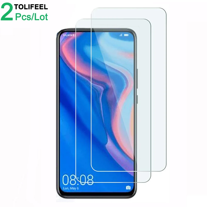 2 шт закаленное стекло для huawei P Smart Z протектор экрана 9H 2.5D телефон на Защитное стекло для huawei P Smart Z стекло