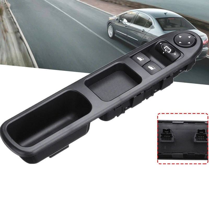 

Переключатель Стеклоподъемника передний левый для Peugeot 307 2000-2005 96351622XT 6554.E4