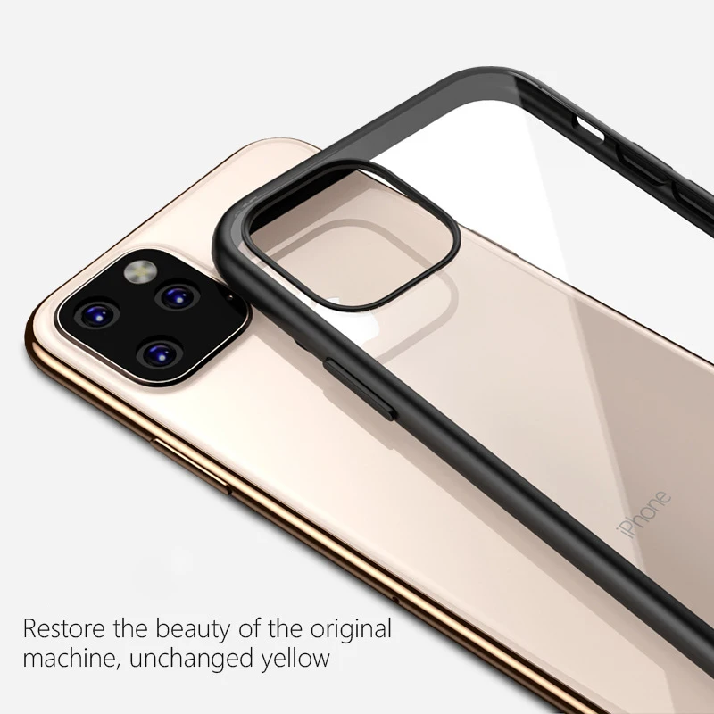 

11 Pro Max Matte Original Silicone Case for iPhone 11 Pro XS XR XS Max Cases Transparent TPU Back Case for iPhone 6 6S 7 8 Plus