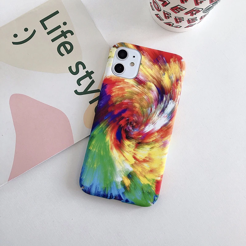 Красочный Жесткий ПК чехол для huawei P20 P30lite Mate20 30 Pro 20X Nova 3 3i 4 5 5i Honor 10lite 20i 20Pro V20 8X 9X Y9