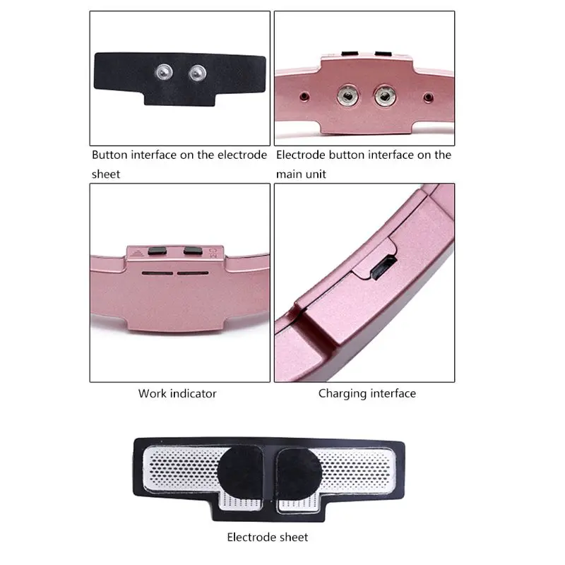 USB бессонница инструмент сна голова Маска для массажа Мигрень Головная боль для снятия тревоги Лечение депрессии гипнотическая акупунктура