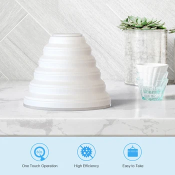 

Collapsible Ultraviolet Disinfection Light Handheld Sterilizer Multifunction UV Sterilizer Light for Tableware Toys Phone