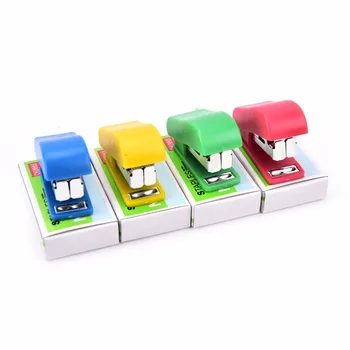 

Mini Paper Stapler Binding Binder Staplers Office Stationery Metal&Plastic Practical Manual Staple 6 Styles