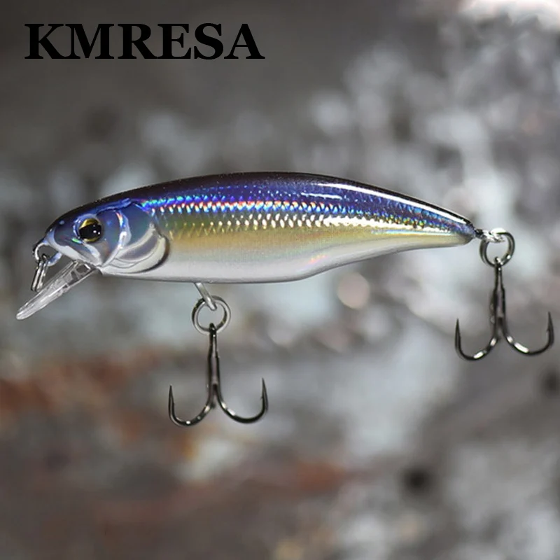 Wobblers Swimbait Fishing-Lures Hard-Bait Sinking Minnow Pike Professional Japan 52mm