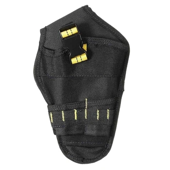 

Heavy-Duty Drill Leather Case tool Belt Pouch Bit Leather Case Hanging Waist Bag Drill tool Storage Bags
