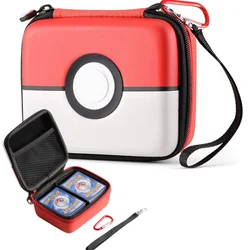 Pokémon – porte cartes boule, boîte à cartes pouvant contenir de nombreuses cartes, sac de rangement, cadeaux pour enfants 
