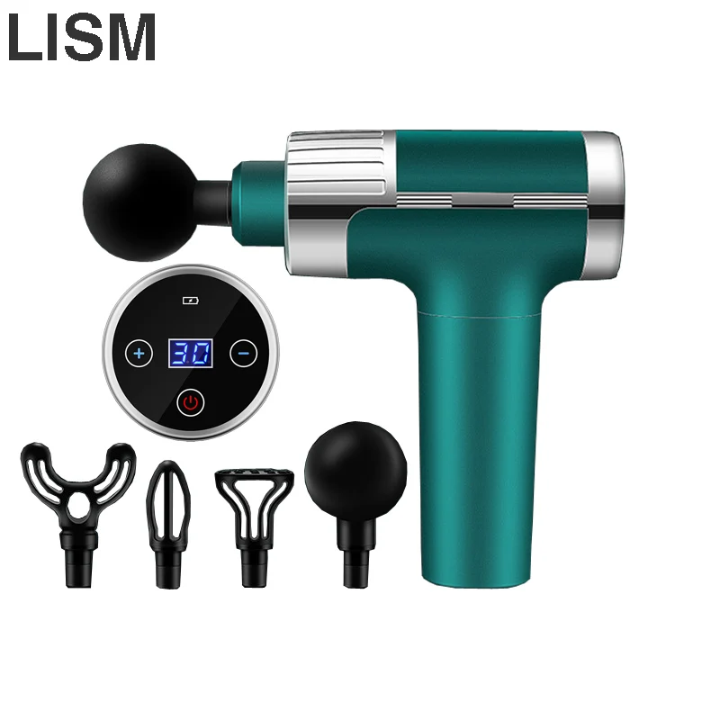 

electric vibration Massage gun muscle relaxation 30 speed deep muscle Fascia Gun relief the pain work out Shaping body massager
