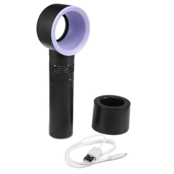

USB Portable Ventilador USB Cordless Bladeless Fan charging, easy to use