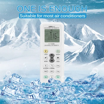 

Universal K-1028E Low Power Consumption K-1028E Air Condition Remote LCD A/C Remote Control Controller Dropshipping