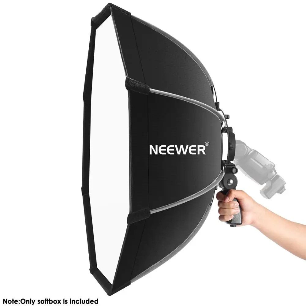 Neewer 65 см восьмиугольный софтбокс w/ S type Кронштейн чехол для переноски Canon Nikon TT560