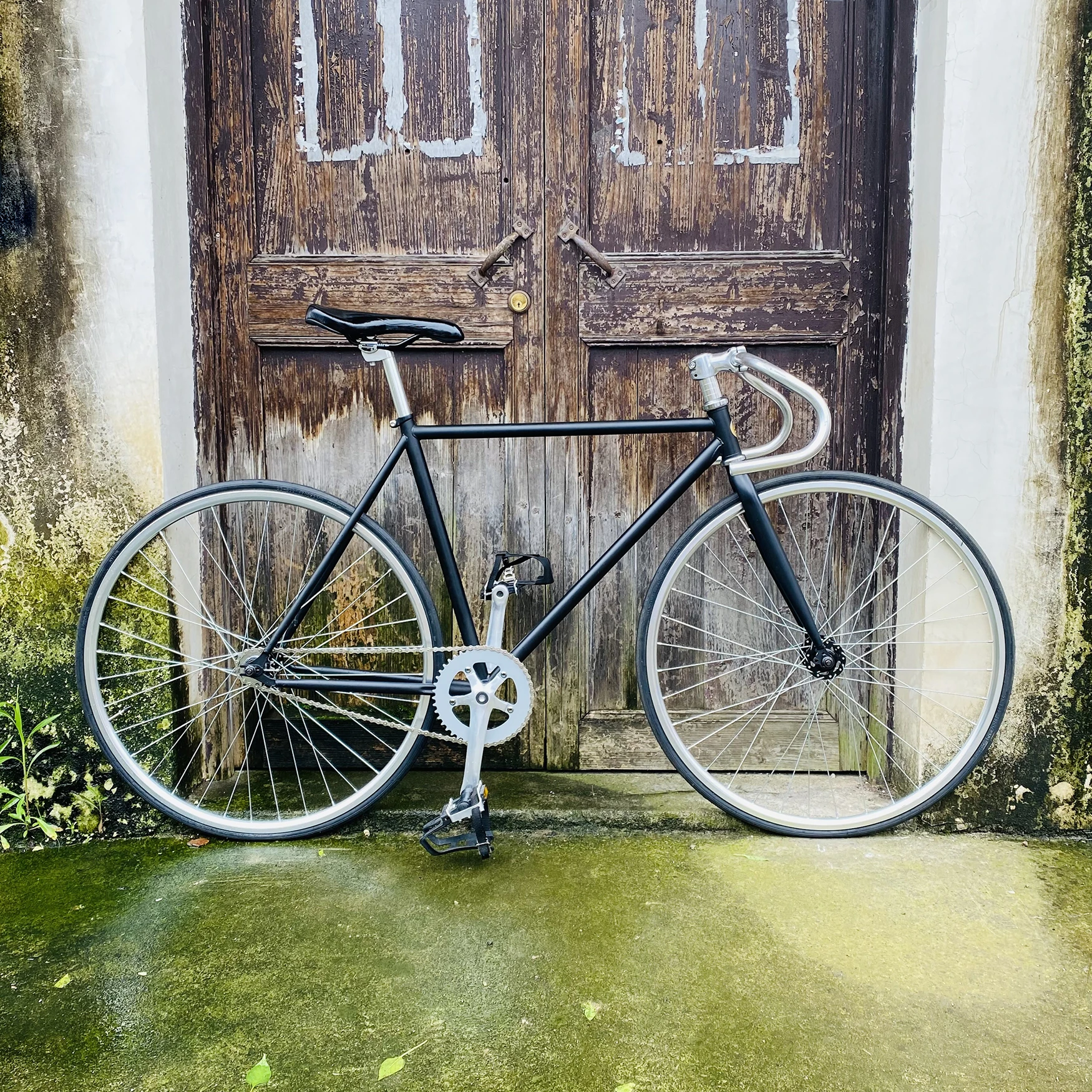 Fixie Bicicleta de piñón fijo, 52cm, 700C, bicicleta de pista, bici de única, cuadro - AliExpress