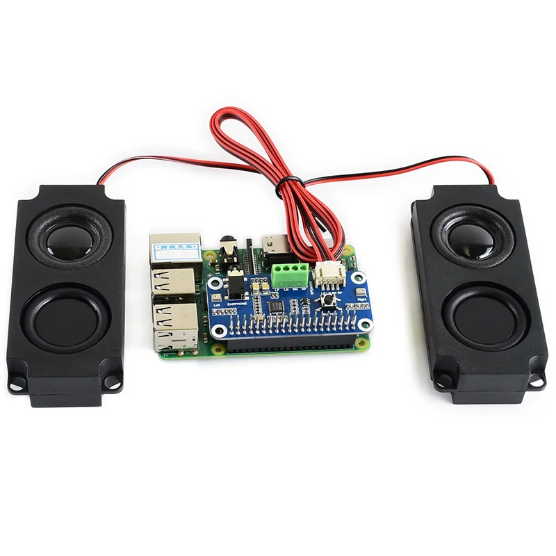 Raspberry pi Hi-fi Sound Card Wm8960 Audio Hat Codificação Estéreo Decodificação Play Record Drive Alto-falantes para pi 4b 3b 3b Zero w w - Imagem 2