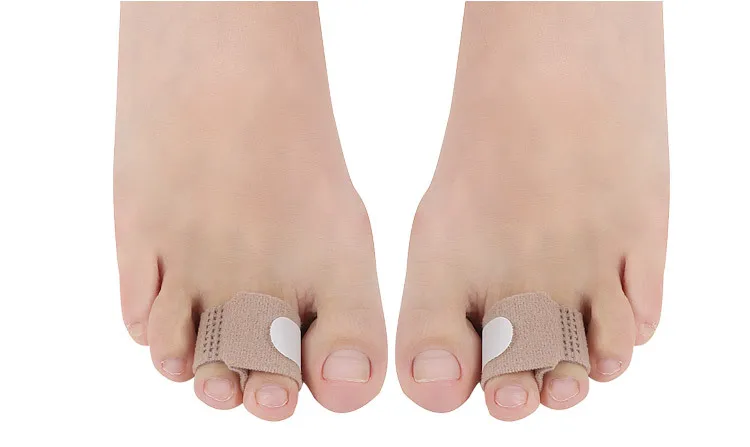 1Pc New Fabric Toe Finger Straightener Hammer Toe Hallux Valgus Corrector Bandage Toe Separator Splint Wrap Foot Stretcher Healt