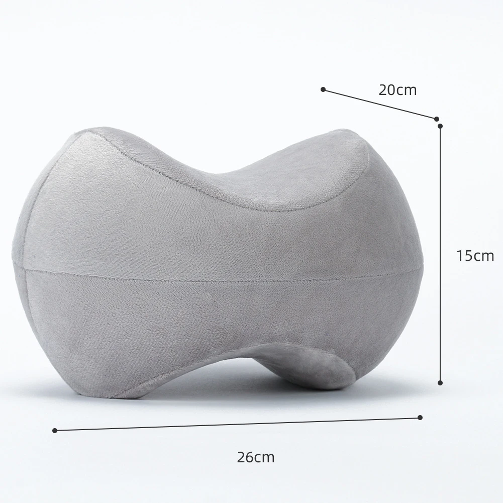 Travel Portable Joint Wedge Shape Soft Hip Knee Support Sleeping Leg Pillow Back Sciatica Relief Memory Foam Bed Ergonomic