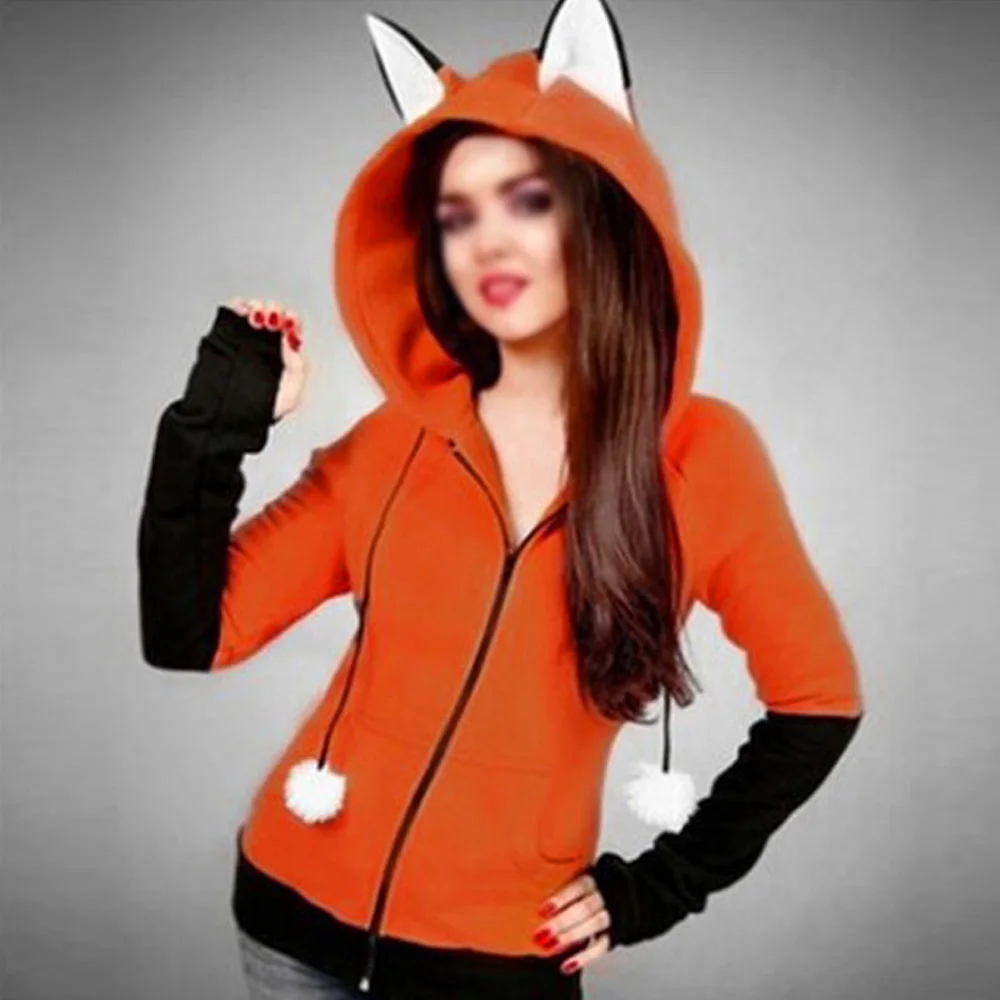 

Women's Jacket Hoodie Sweatshirt Drawstring Long Sleeve Sweater Pullover Plus Size Outwear