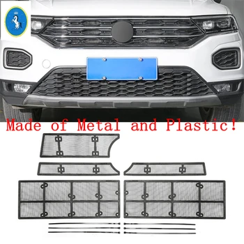 

Yimaautotrims Accessory Fit For Volkswagen T-Roc T Roc 2018 - 2020 Front Grille Insert Net Screening Mesh Protective Cover Kit