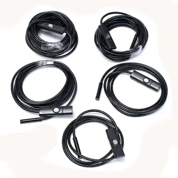

5M 5.5mm Endoscope Camera Flexible IP67 Waterproof Inspection Borescope Camera for Android PC Notebook 6 LEDs Adjustable
