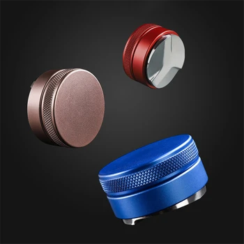 

49/51/53/58mm Stainless Steel Non-slip Coffee Powder Compactor Adjustable Coffee Powder Filling Hammer Flat Powderer Coffeeware