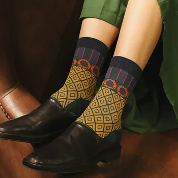 

Women Socks Happy Cute Cartoon Flower Plant Graphic Socks Art Fashion Oil Painting Socks Skateboard Socks Christmas Gift