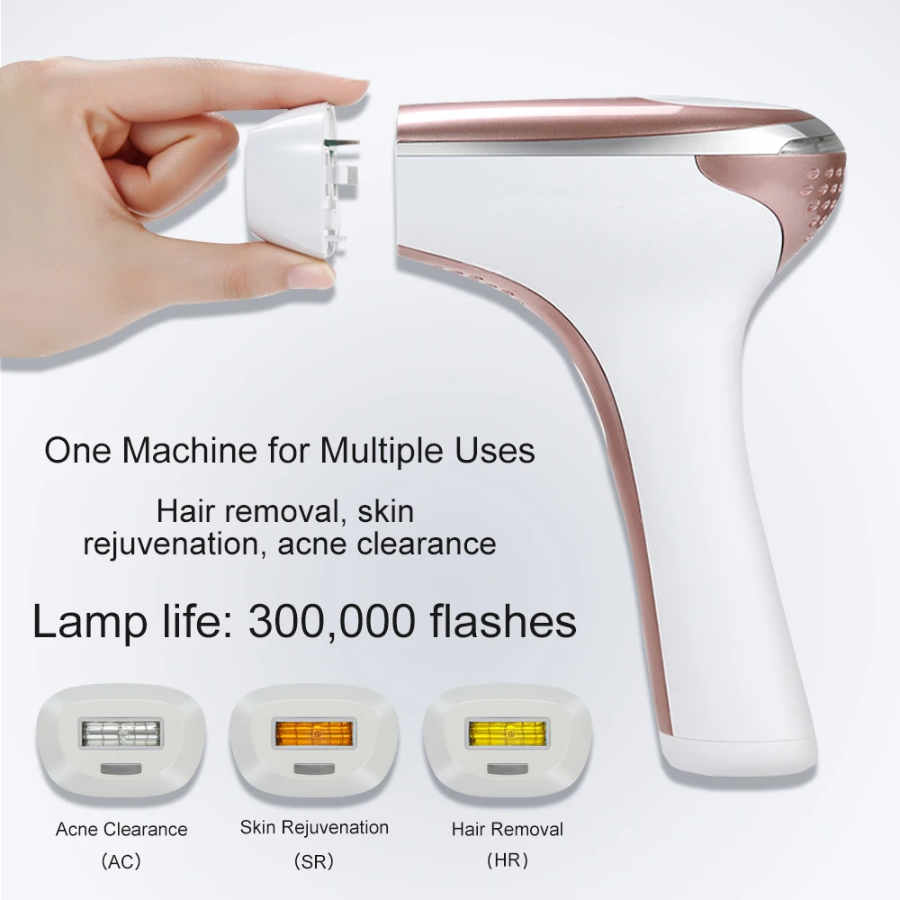 MISMON 206B Epilator Laser Hair Removal Machine Home Use Epilator for Women IPL Electric Photoepilator Trimmer for Intimate Area