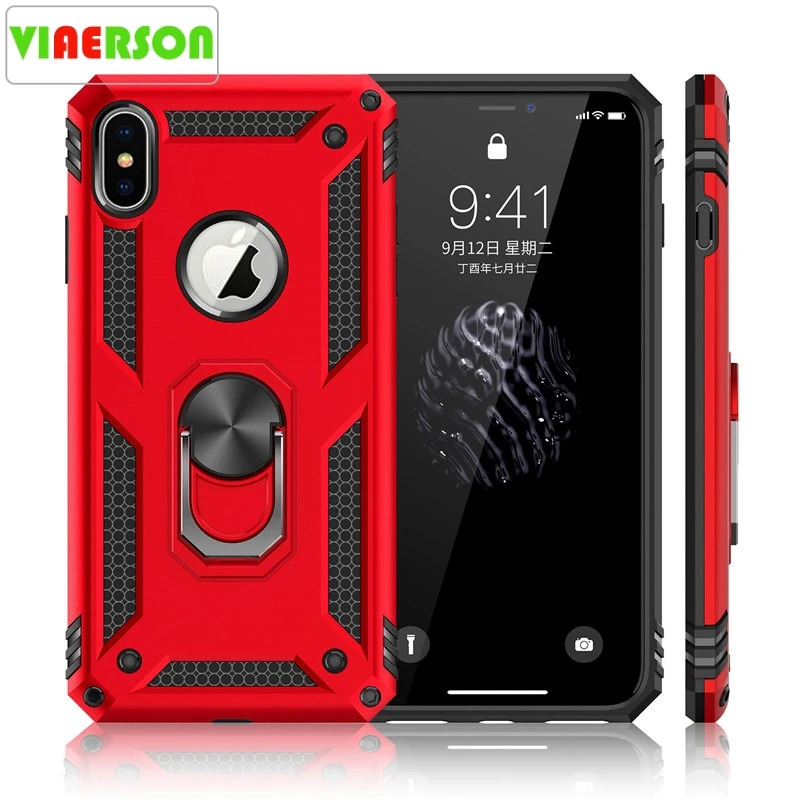 Противоударный армированный чехол для телефона с откидной ножкой iPhone XR XS Max X 6 6S 7 8