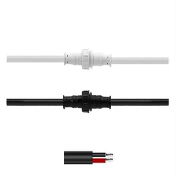 

CLAITE Small Size 2 Pin 3A 22AWG Waterproof IP67 Female And Male Connector with Cable Wire Outdoor Waterproof