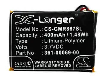 

Cameron Sino Battery for Garmin Barklimiter Deluxe, 010-11867-10, Delta Sport, Barklimiter bark control collar, GAB102 400mAh