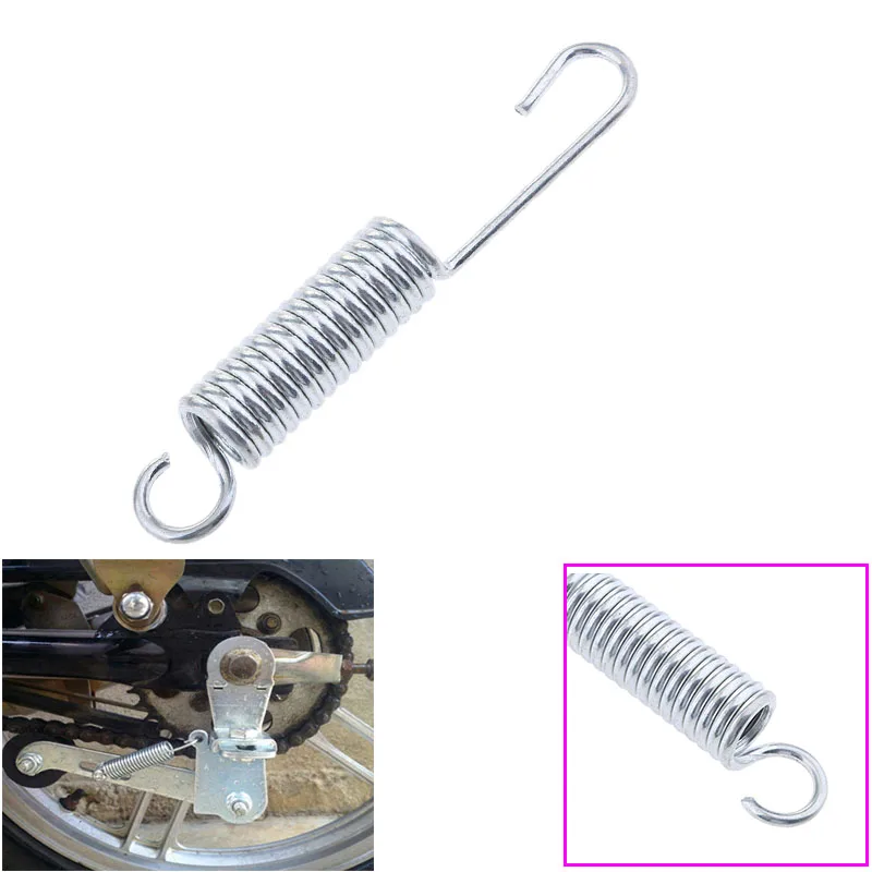 Motorcycle Kickstand Spring - 90mm Extended Chrome Spring For CRF50, TTR, Lifan, SSR Dirt Pit Bikes - View #12