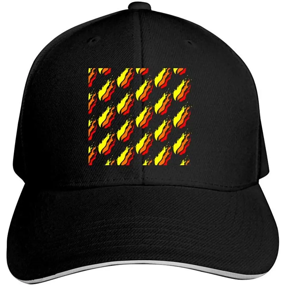 Presonplayz сэндвич-Кепка унисекс хлопок Регулируемая остроконечная сэндвич-Кепка для женщин и мужчин