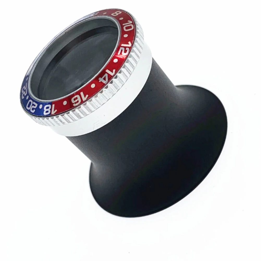 

15X Loupe Lens Tool Metal Portable Multi Function Small Magnifying Glass Jeweler Lightweight Ultra Clear Watch Repair Eye