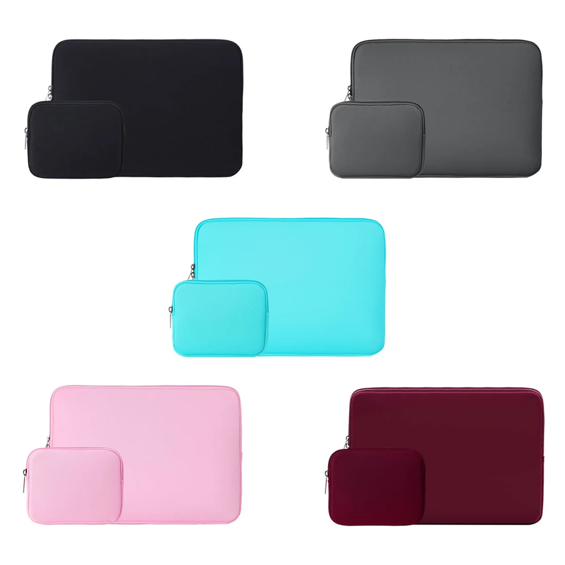 

Laptop Sleeve Case Notebook Bag Tablet Cover For Macbook Air Pro 11,13,14,15,15.6 inch for HP Dell Case With Gift Power Pack