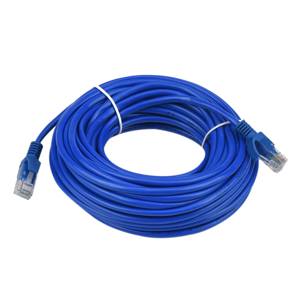 Сетевой кабель 18 м синий CAT5e Ethernet Интернет LAN соединительные кабели для