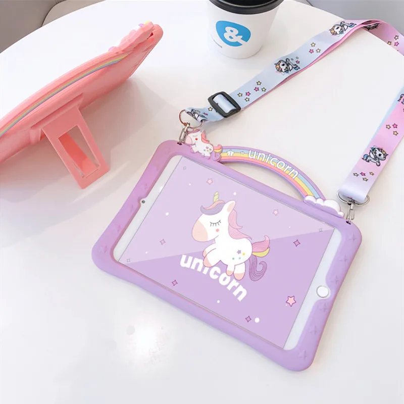 Rainbow Unicorn iPad Cases