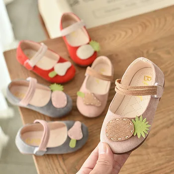 

Menoea Children's Shoes Summer Cartoon Fruits Shape 2020 Kids Cute Girls Kids PU Shoe Elegant Single Shoes Flat Shoes 21-30